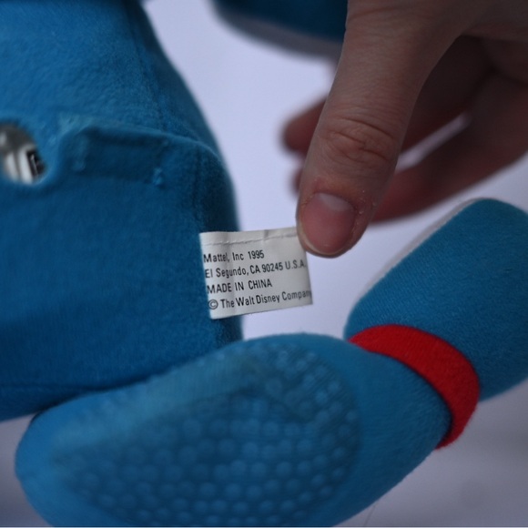 Vtg Disney Baby Donald Duck TOUCH & CRAWL Mattel Plush Toy 12” Tested & Works - Picture 4 of 14